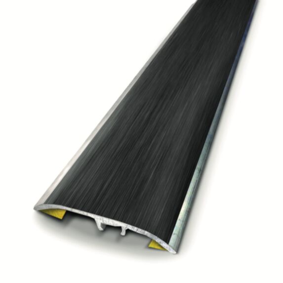 Seuil de porte adhésif universel L.83 x l.3,7 cm aspect inox - 3M