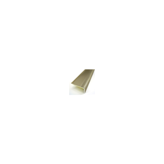 Nez de marche adhésif L.110 x l.3,6 cm aluminium naturel - 3M