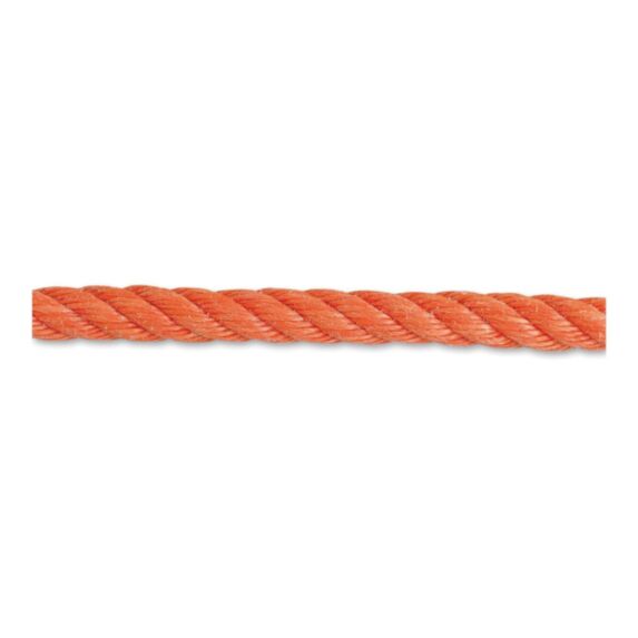 Corde torsadée orange (vendu au mètre) - CHAPUIS