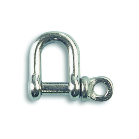 Manille droite piton acier inoxydable Ø6mm larg.int.12mm - CHAPUIS