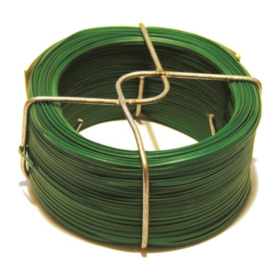 Fil lien met plastique vert bot40m