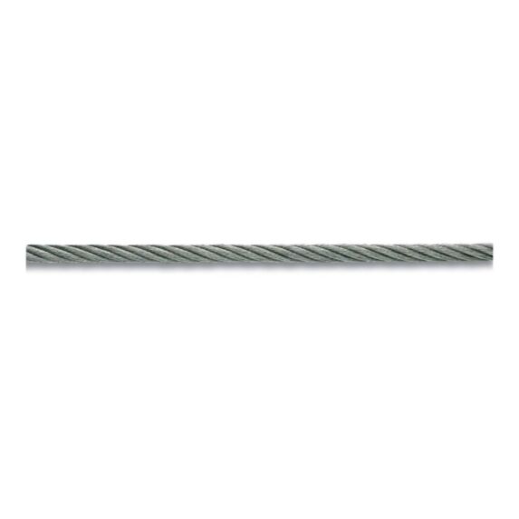Câble acier dur galvanisé rigide 4mm - CHAPUIS