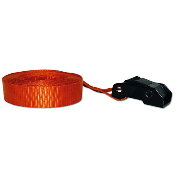 2 Sangles polyester avec came à griffes 25mmx2,5m orange - CHAPUIS
