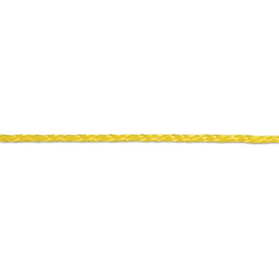 corde tressée jaune - CHAPUIS (vendu au mètre)
