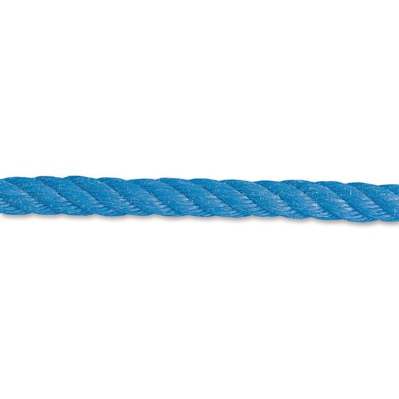 corde torsadée bleue - CHAPUIS (vendu au mètre)