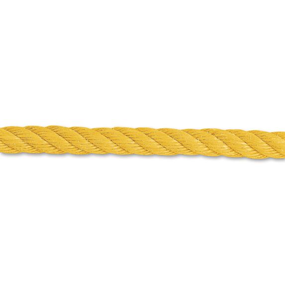 corde torsadée jaune - CHAPUIS (vendu au mètre)