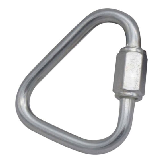 2 Maillons de jonction acier zingué pour chaîne Ø4mm gris - CHAPUIS