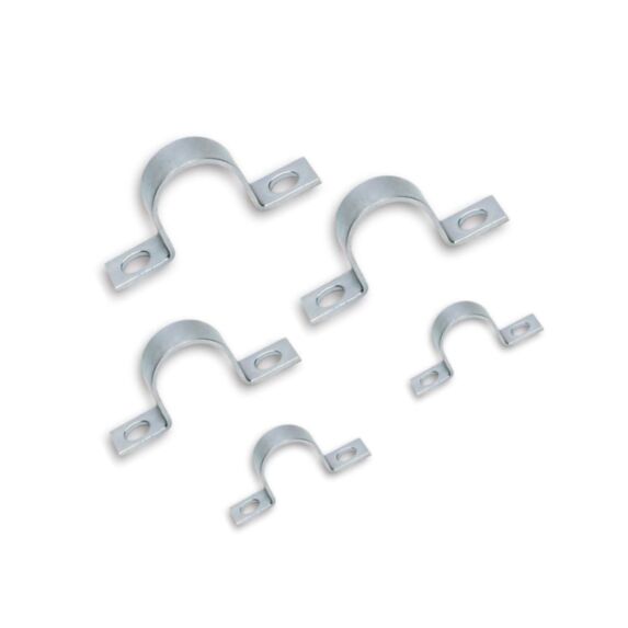 Assortiment 10 pattes de fixation acier zingué Ø 6/10/12/15/20mm hauteur 10/12mm longueur 32/34/46/50/52mm - CHAPUIS