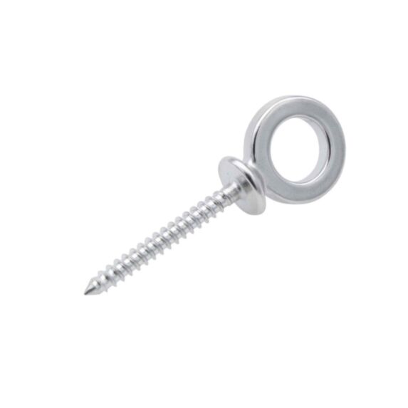 2 Pitons Œil Filetage Vis Bois M5 tige 40mm - CHAPUIS