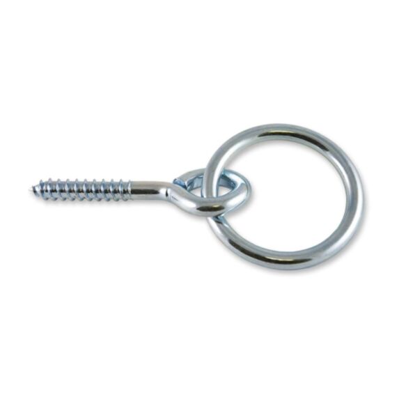 Anneau d'Ecurie à Vis Acier Zingue M10 Ø Interieur 35mm Tige 50mm - CHAPUIS
