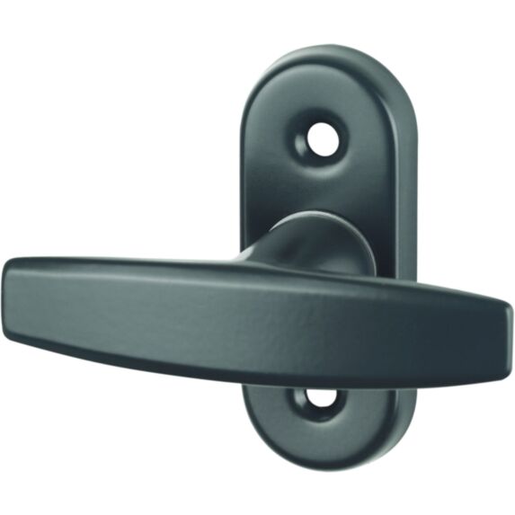 Poignée rosace extérieure Edison inox mat alu - ALPERTEC