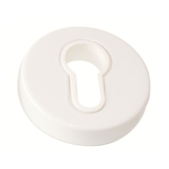 Paire de rosaces Ø52 en aluminium laqué blanc clé