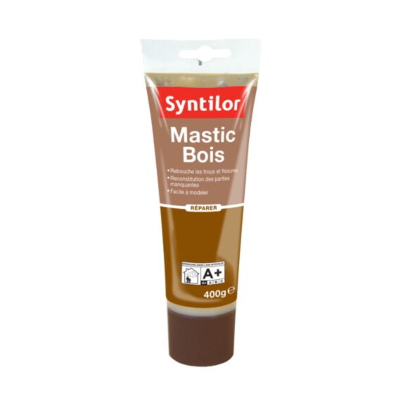 Mastic bois 400 g bois foncé - SYNTILOR