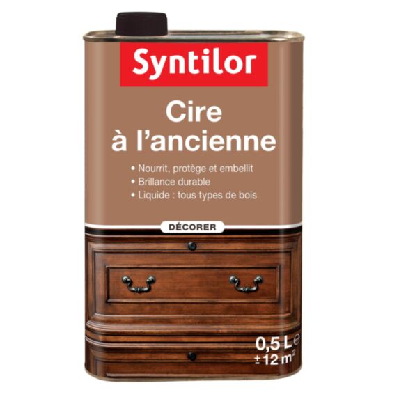Cire à l'ancienne liquide 0,5L chêne rustique