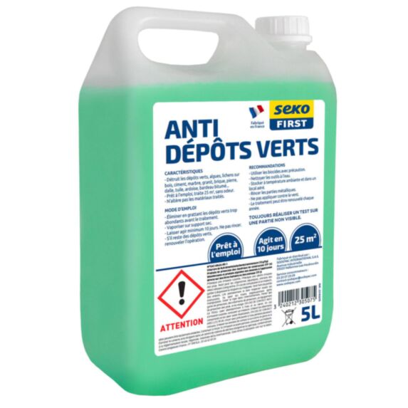 Traitement Anti-dépôt verts 5 litres - SEKO