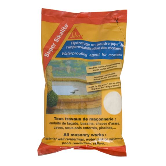 Hydrofuge en poudre pour mortier SUPER SIKALITE