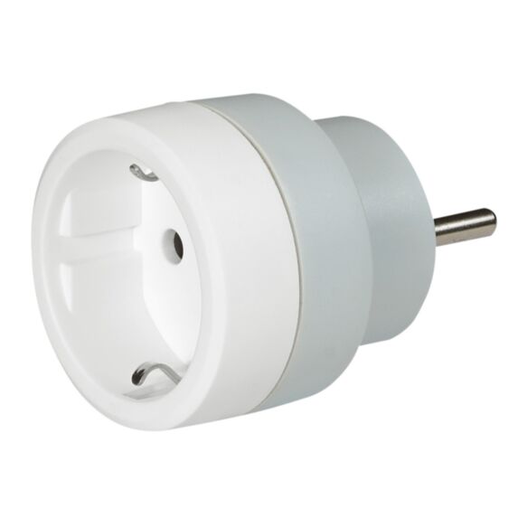  Adaptateur de voyage pour fiche standard germanique sur prise standard français  
