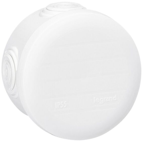 Boîte de dérivation étanche 4 entrées ip55 plexo ø70mm