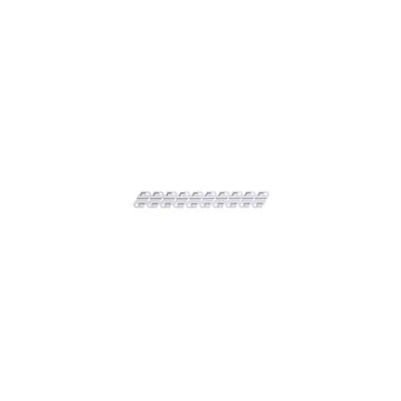 Barrette 10 bornes 2x25mm blanc 10x8cm - LEGRAND