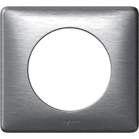 plaque céliane 1 poste - anodisé aluminium - LEGRAND