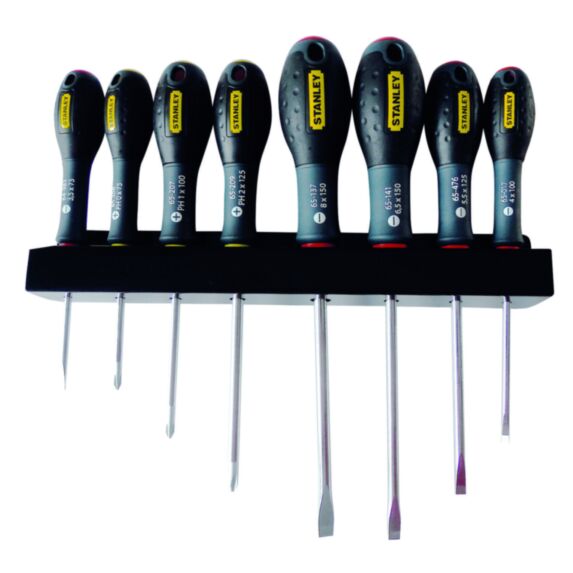 Tournevis électricien + mécanicien + phillips, jeu de 8 pcs - STANLEY FATMAX