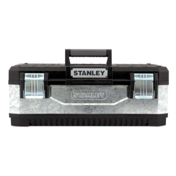 Boîte à Outils Bimatière Galvanisée 51cm Gris - STANLEY