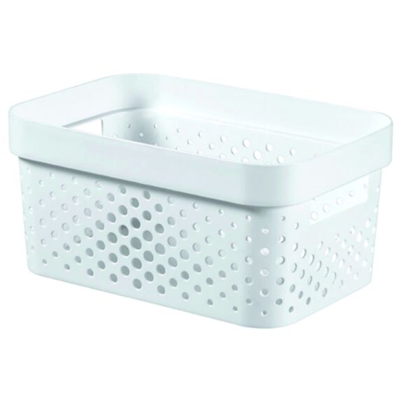 Bac de rangement recyclé 4,5L Infinity blanc - CURVER