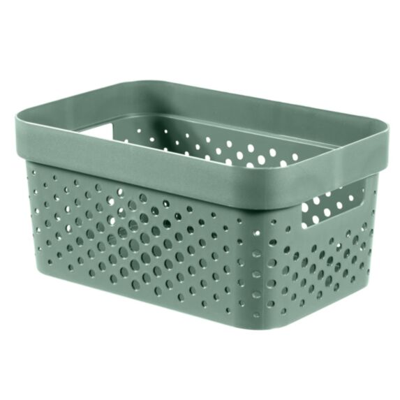 Panier de rangement infinity dots 4,5L vert - CURVER