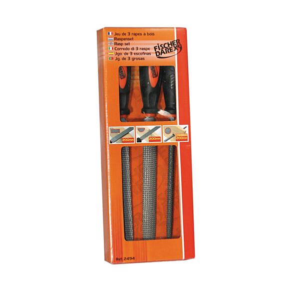 Kit de 3 rapes - FISCHER DAREX