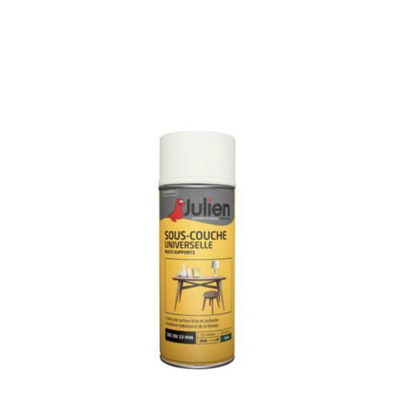 Aérosol Sous-couche Universelle Blanc Satin 400ml - JULIEN