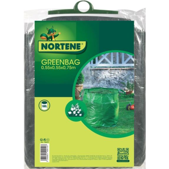 Sac déchets verts réutilisable avec poignées GREENBAG Vert 180L - INTERMAS