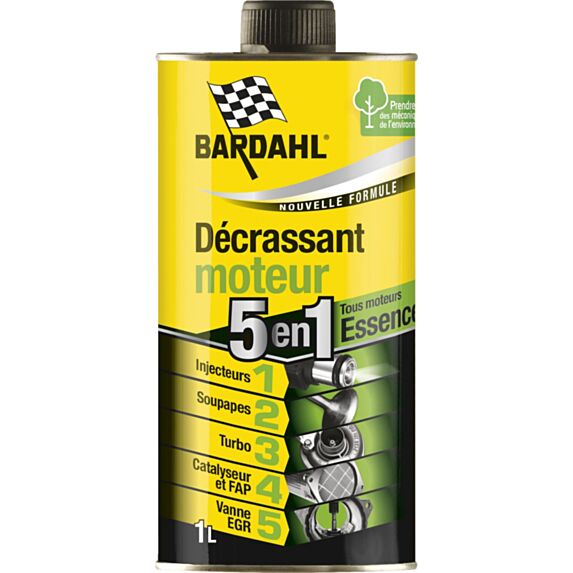 Décrassant moteur 5 en 1 1L essence - BARDAHL