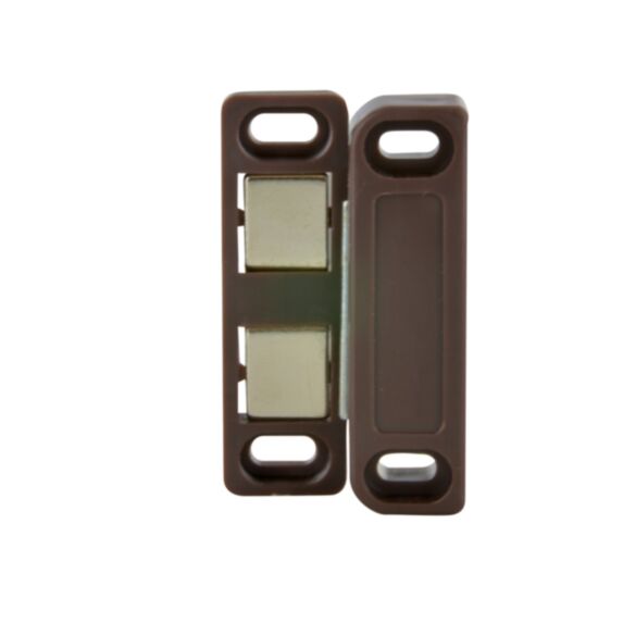 Loqueteau magnétique rectangle 5kg brun x2 - CIME