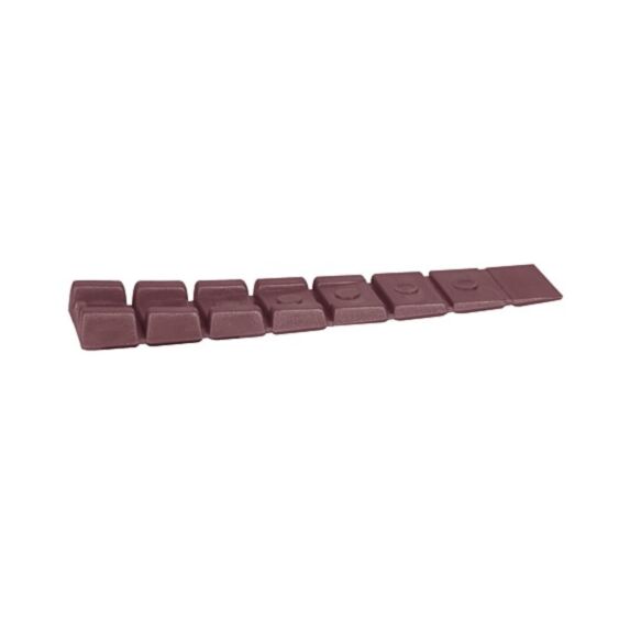 Cale meuble lg 100 plastique brun