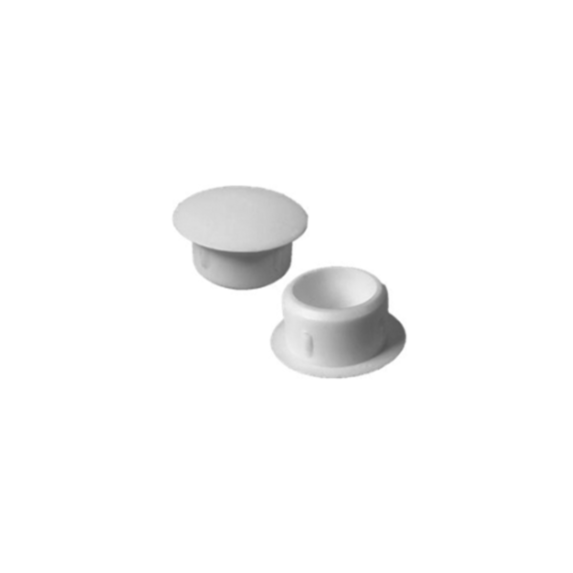 16 obturateurs cache-vis Ø10mm plastique blanc