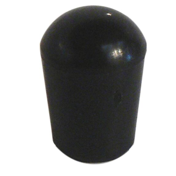 Embout rond enveloppant d22 plastique noir x4