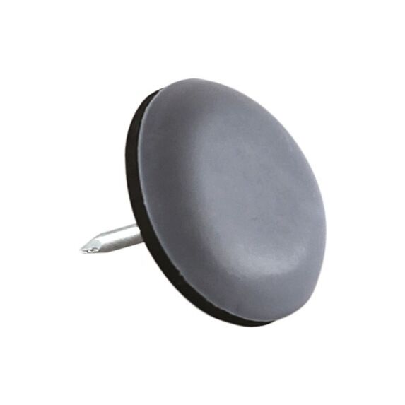 Patin à clouer ptfe bleu diamètre 22 x4