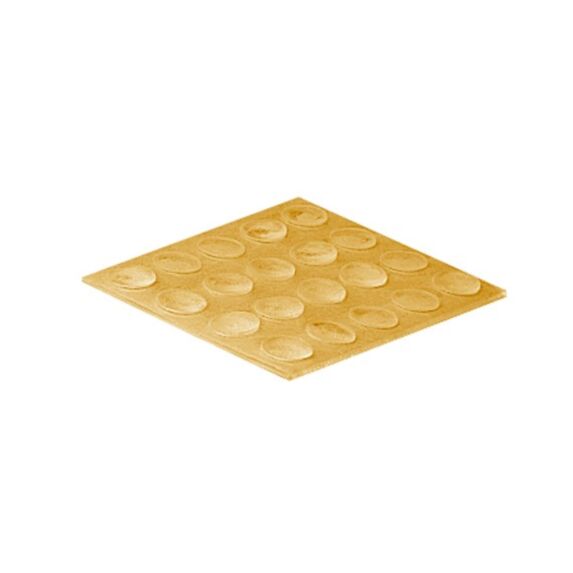 Butée ronde plastique transparent d8 x25