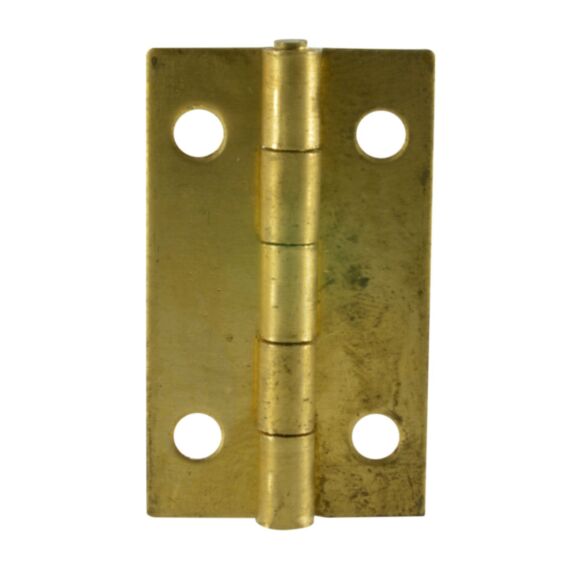 Charnière rectangle 35x22mm en laiton poli x2 - CIME