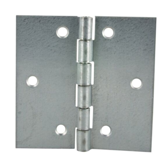 Charnière axe inox 60x60mm en acier zingué x2 - CIME