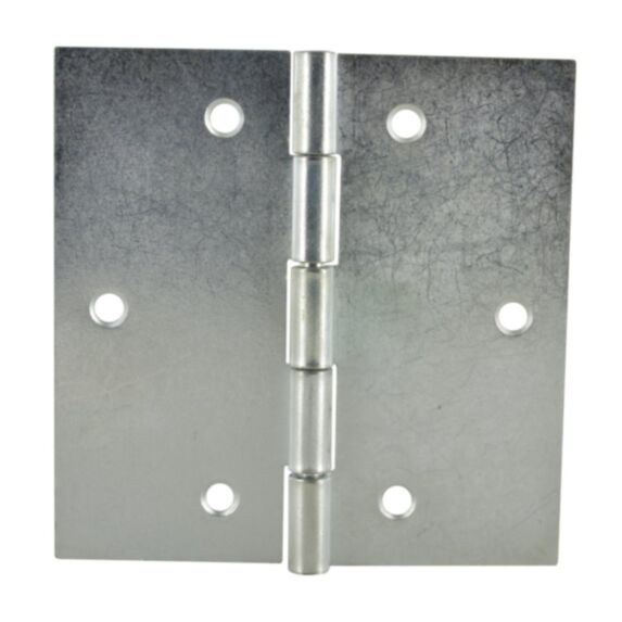 Charnière axe inox 80x80mm en acier zingué - CIME