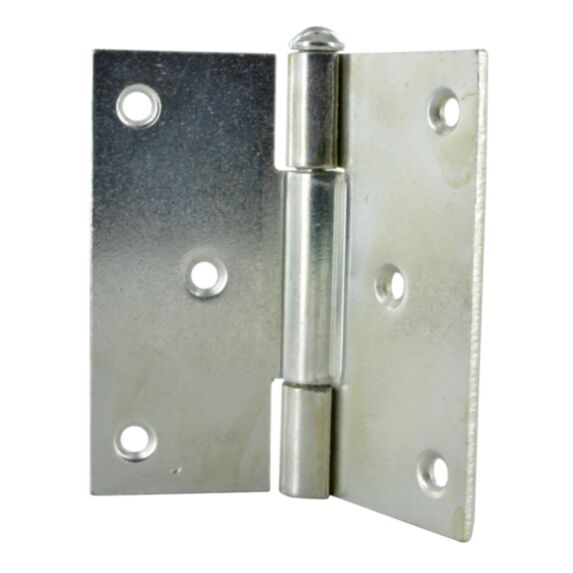 Charnière 80x80mm, axe mobile en acier zingué x2 - CIME