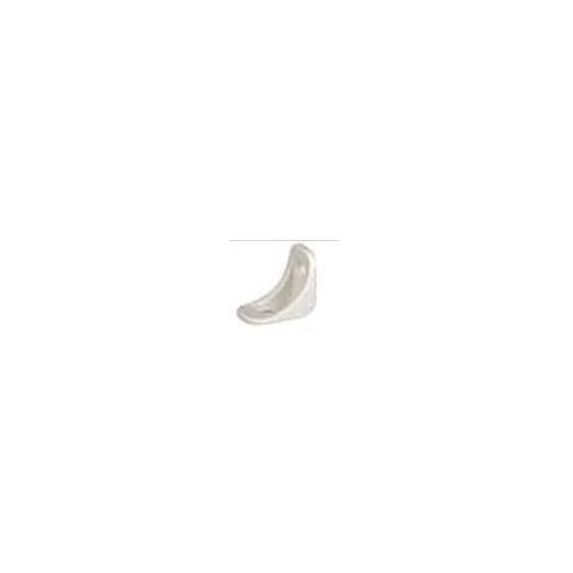 4 équerres plastique à visser 24x24x16mm blanc - CIME