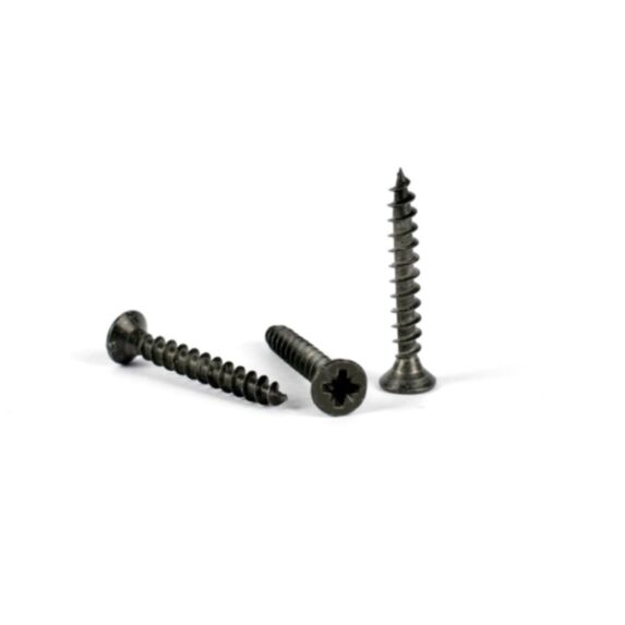 Vis tête fraisée cruciforme pozi D4x30mm noire x30 - CIME