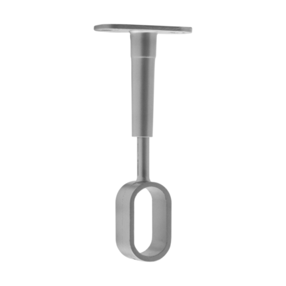 Support de milieu de penderie réglable 30 x 15 mm alu - CIME