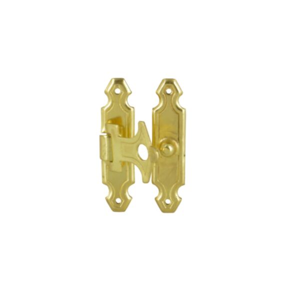 Fermoir coffret 16,5x28 acier laitonné x2 - CIME