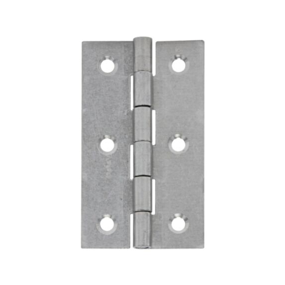 Charnière rectangle 80x45 mm acier inox - CIME
