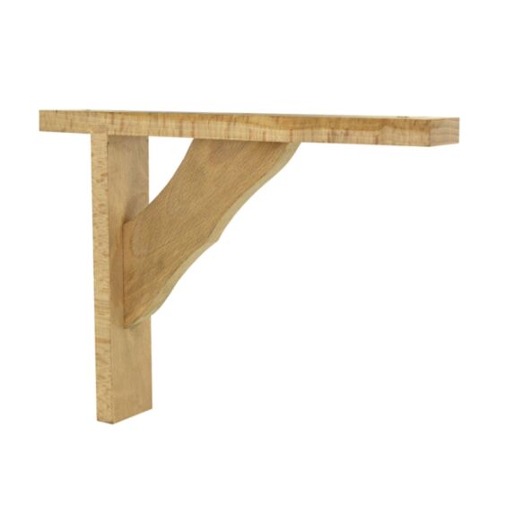 Equerre décorative hêtre brut 280 x 320mm - CIME