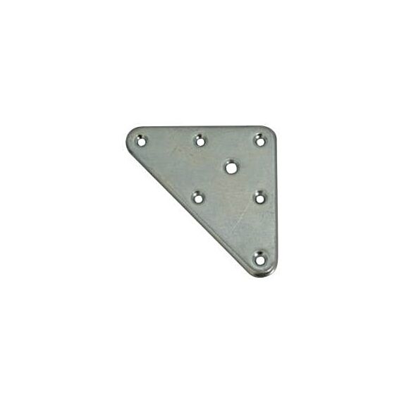 Platine triangle fixe 90x120 m8 acier zingue