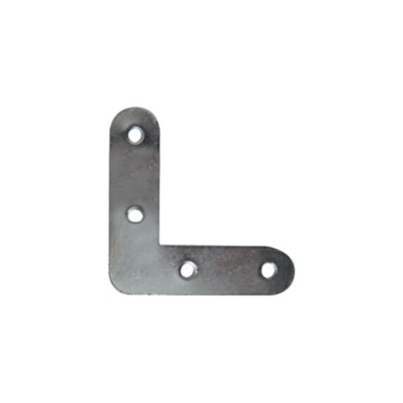 Equerre de fenêtre 60 mm bout rond acier - CIME